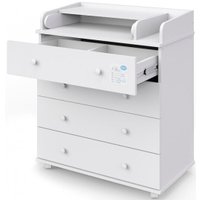 Детский комод Атон Мебель Орион 804 Oliver ЛДСП (белый)