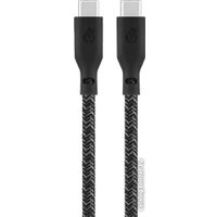 Кабель uBear Trend USB Type-C - USB Type-C DC18BL24TR-CC (2.4 м, черный)