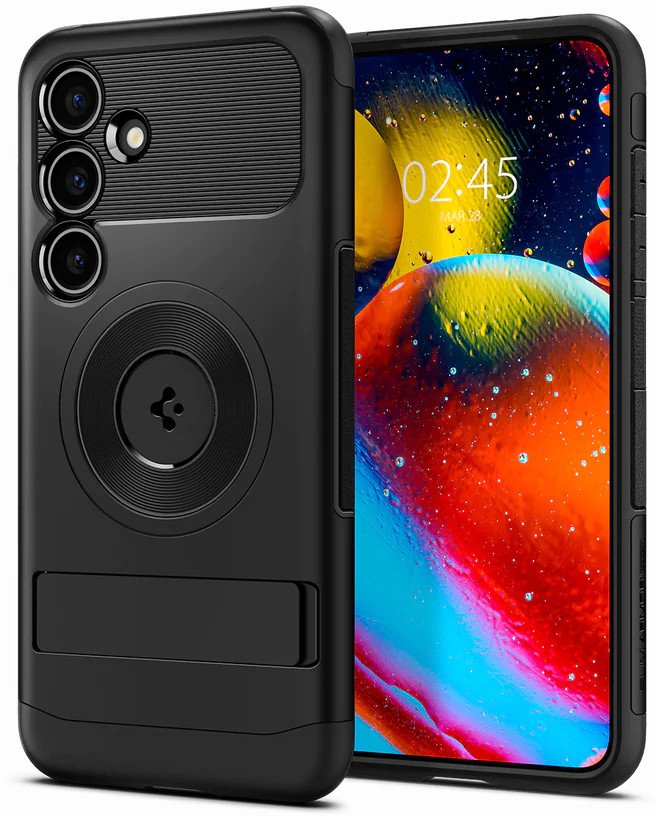 

Чехол для телефона Spigen Slim Armor MagFit для Samsung Galaxy S24 ACS07203 (черный)