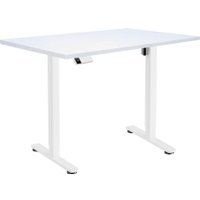 Стол для работы стоя ErgoSmart Electric Desk Slim 1200х650х25 мм (ясень Тронхейм/белый)