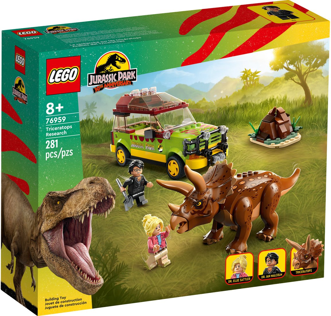 

Конструктор LEGO Jurassic World 76959 Поиски трицератопса