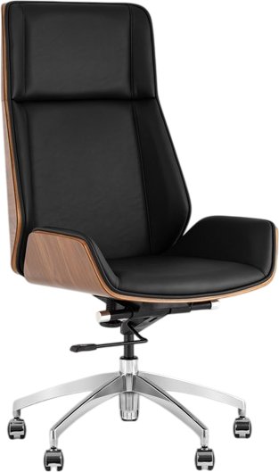 

Офисное кресло TopChairs Crown SN A312 8383-29 Walnut Back (черный)