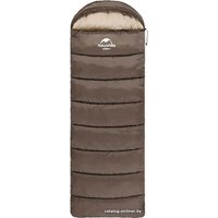Спальный мешок Naturehike U250S NH20MSD07 (правая молния, коричневый)