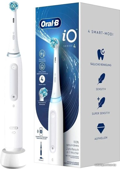 Oral-B iO Series 4 IOG4.1A6.0 (белый) электрическую зубную щетку