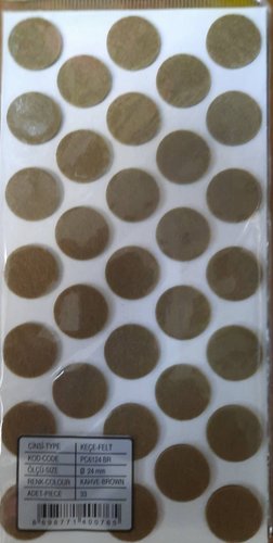 Подпятник Pacific фетровый д.24 (коричневый)