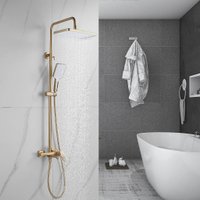 Душевая система  Shevanik S4436G (золотой сатин)