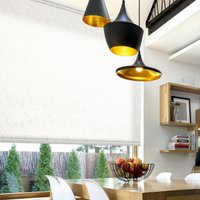 Рулонные шторы Delfa Сантайм Марс Жаккард СРШ-03Д 27011 (150x170, белый)