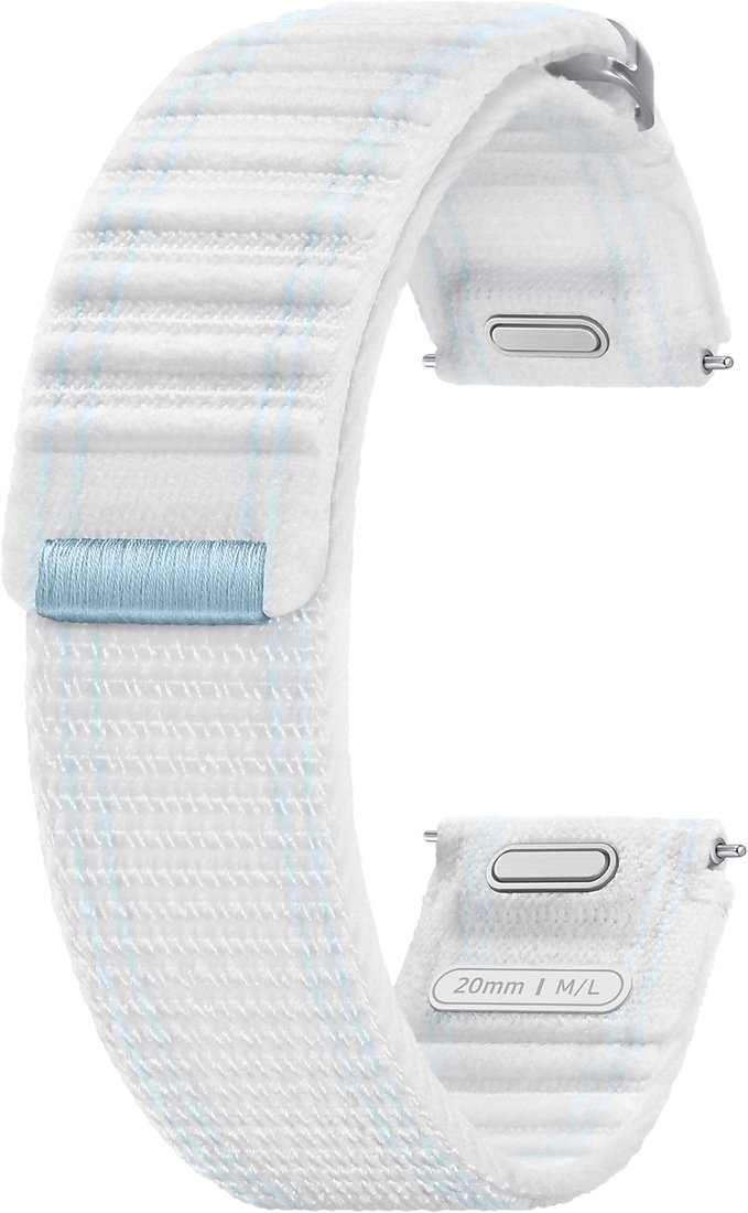 

Ремешок Samsung Fabric для Samsung Galaxy Watch7 (M/L, бело-голубой)