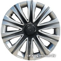 Набор колпаков на диски АКС – авто Майбах 14 53279 (серебристый/черный)