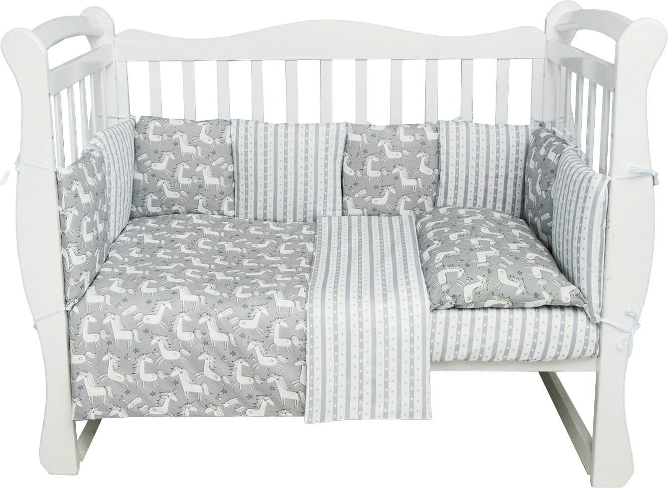 Детский комплект постельного белья Amarobaby Сказочные единорожки AMARO-3015-EdS