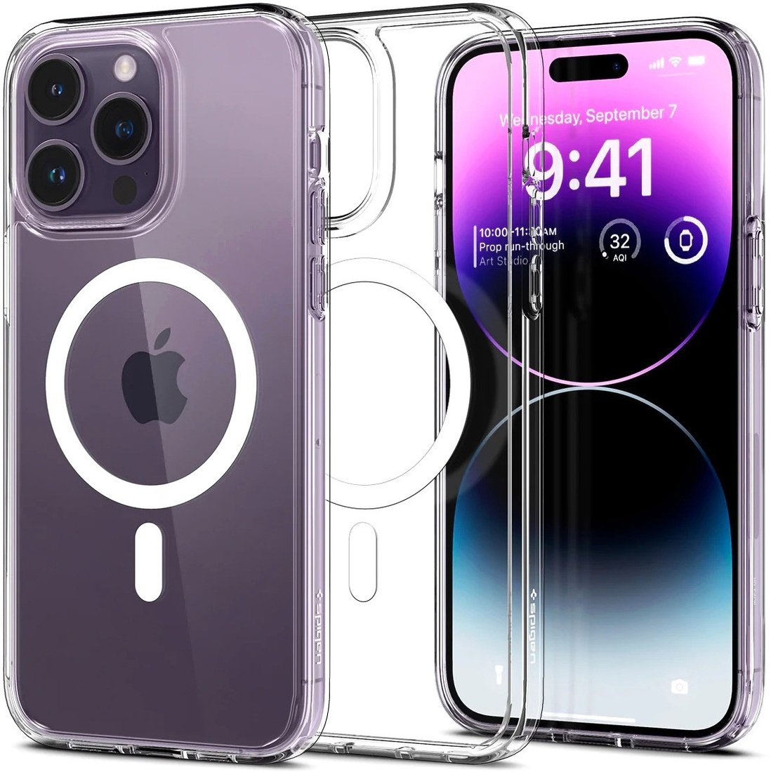 

Чехол для телефона Spigen Ultra Hybrid (MagFit) для iPhone 14 Pro ACS04969 (белый)