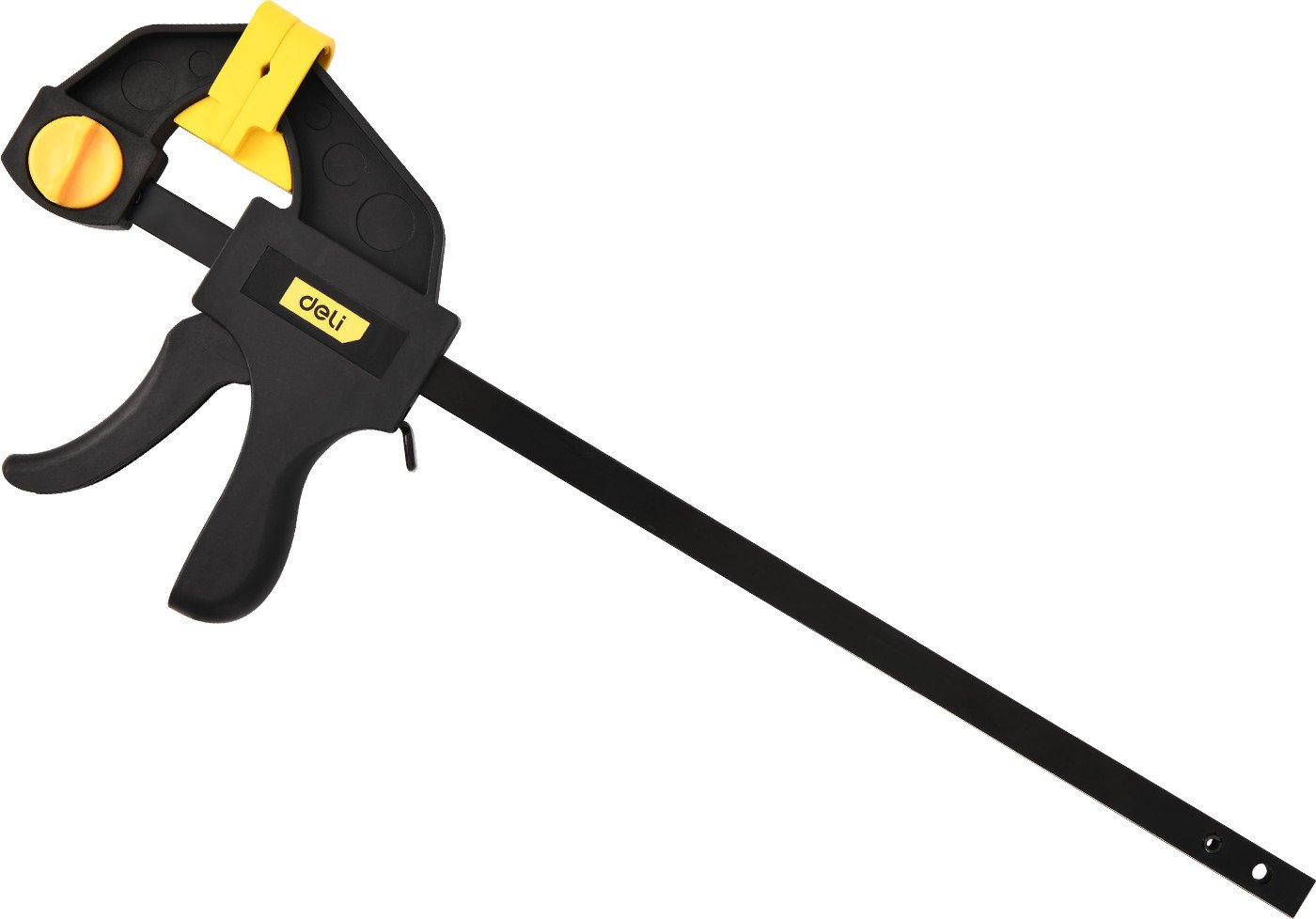 

Струбцина Deli Пистолетная быстрозажимная YS EDL110112 (300мм, желтый/черный)
