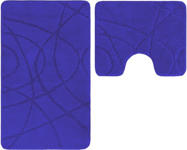 

Набор ковриков Gokyildiz Standart 50x80+50x40 CROSS-6502-BLUE