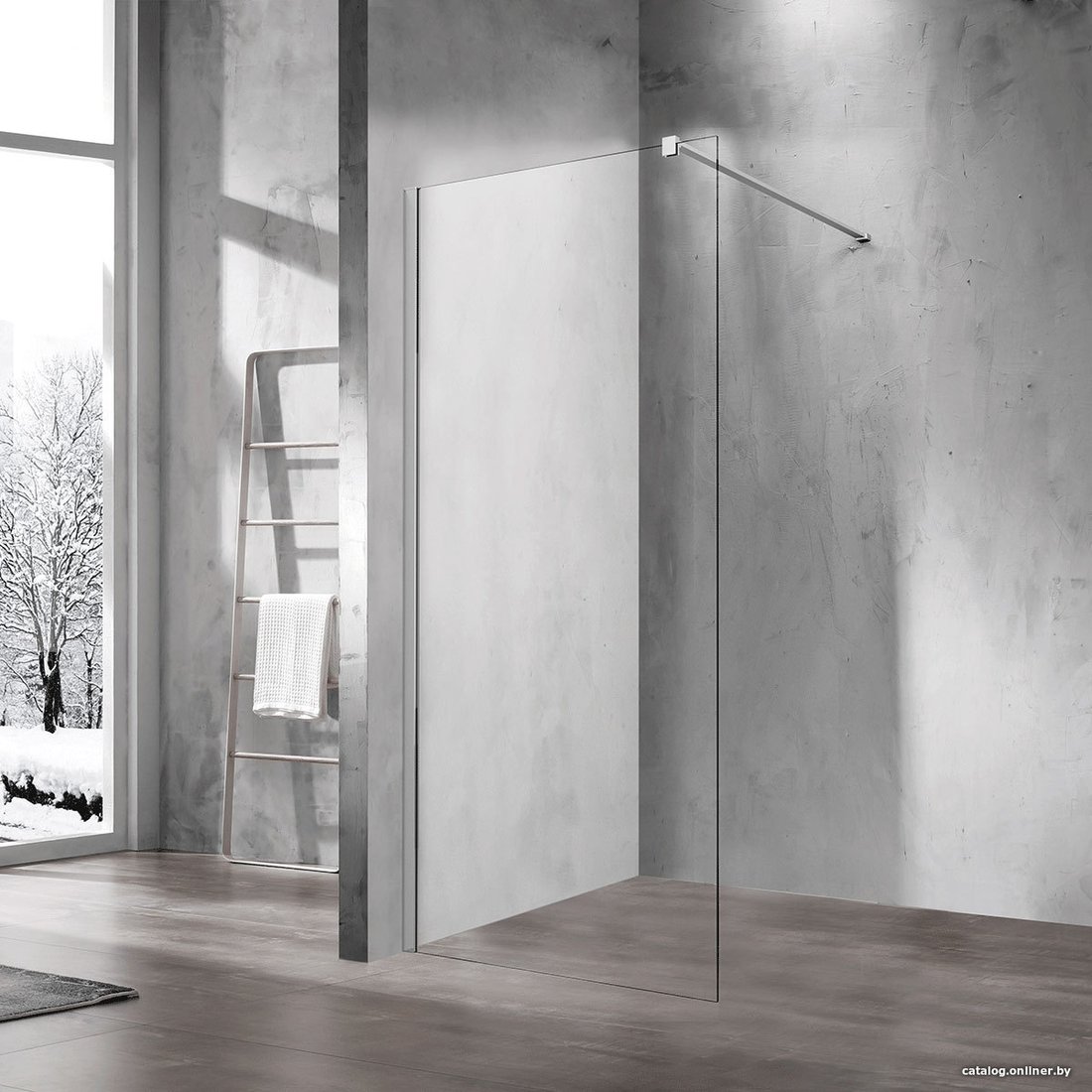 Душевая стенка Vincea Walk-In VSW-1H900CL (хром/прозрачное)