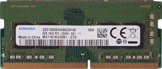 

Оперативная память Samsung 8GB DDR4 SODIMM PC4-21300 M471A1K43DB1-CTD