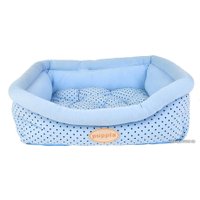 Лежак Puppia Cozy Dot OASA-AU5983-BL-FR (голубой)