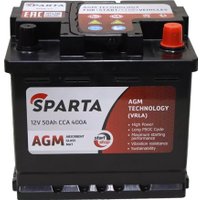 Автомобильный аккумулятор Sparta AGM R+ (50 А·ч)