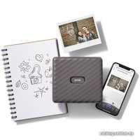 Мобильный фотопринтер Fujifilm Instax Link Wide (темно-серый)