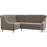 Угловой диван Лига диванов Бронкс 104571 (левый, коричневый)