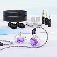 Наушники TRN Medusa (прозрачный, без микрофона)