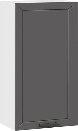 

Шкаф навесной Трия Лорас 1ВВ5 с одной дверью (белый/холст вулкан)