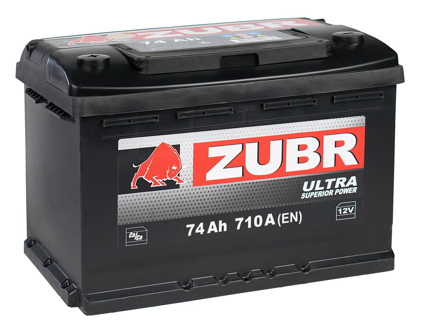 

Автомобильный аккумулятор Zubr Ultra L+ (74 А·ч)