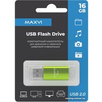 USB Flash Maxvi MP 16GB (зеленый)