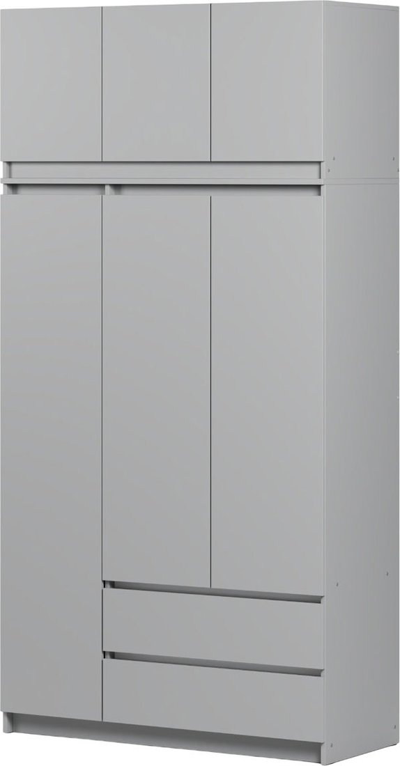 

Шкаф распашной Soma ШК-3 120-235 (серый)