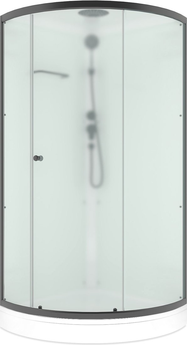 Душевая кабина Domani-Spa Simple 99 90x90 DS01Sm99LWM00.Gt-V1.2-Black