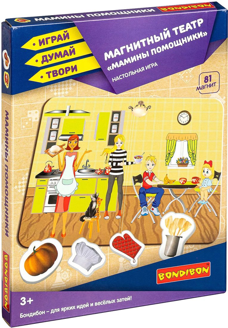 

Развивающая игра Bondibon Магнитный театр. Мамины помощники ВВ4412