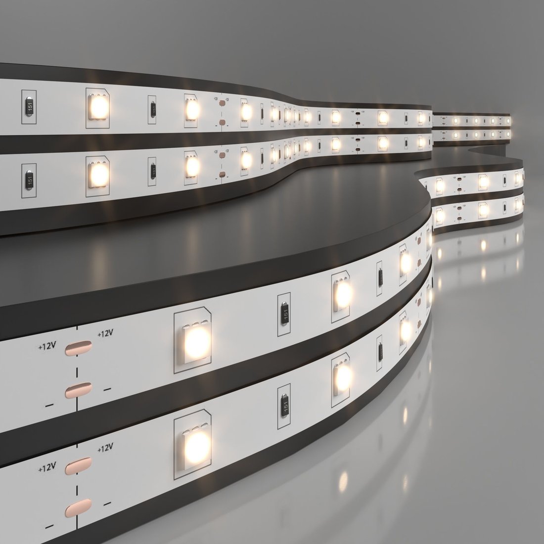 

Светодиодная лента Elektrostandard 12V 7.2W 30Led 5050 IP20 теплый белый a050581