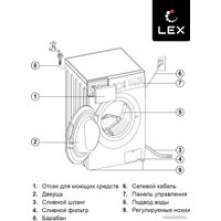 Стиральная машина LEX LWM08012WID
