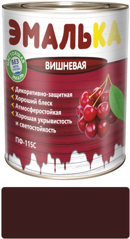 

Краска Эмалька ПФ-115 С 2 л (вишневый)