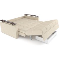 Диван Мебель-АРС Аккордеон Бакли НПБ 180x200 (бархат бежевый Star Velvet 6 Light Beige)