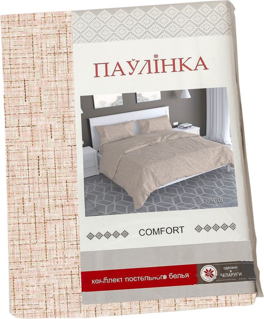 

Постельное белье Паўлiнка Comfort 4744 530502 (евро, 50x70)
