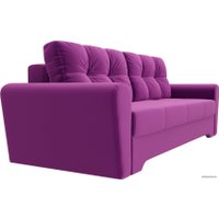 Диван Лига диванов Амстердам 100036 (микровельвет, фиолетовый)