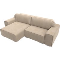 Угловой диван Лига диванов Лига-029 левый 121924L (велюр бежевый)
