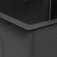 Кухонная мойка ARFEKA AF 450*505 BLACK PVD NANO+ринзер+коландер