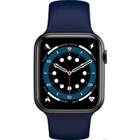 Умные часы Globex Urban Pro V65s (черный/темно-синий)