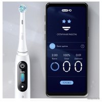 Электрическая зубная щетка Oral-B iO 8n (белый, 1 насадка)