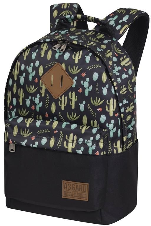 

Городской рюкзак Asgard Р-7347 (кактусы, черный)