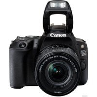 Зеркальный фотоаппарат Canon EOS 200D Kit 18-55 IS STM (черный)