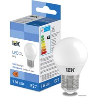 Светодиодная лампочка IEK LED Globe G45 600lm 6500K E27