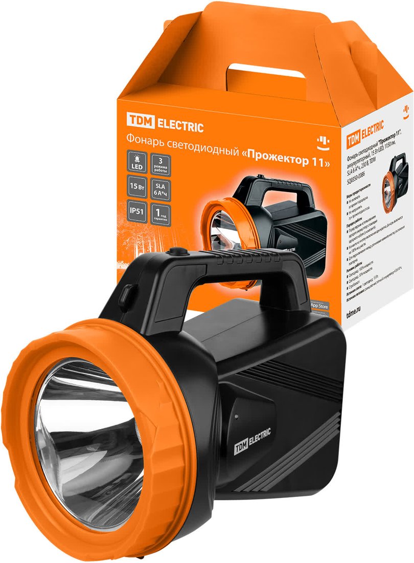 

Фонарь TDM Electric Прожектор 11 SQ0350-0086