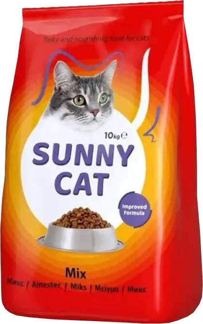 

Сухой корм для кошек Sunny Cat Mix (с курицей и печенью) 10 кг