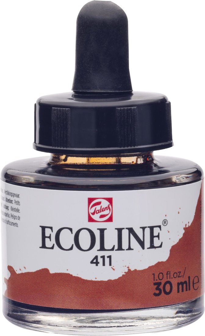 

Акварельная краска Ecoline 411 11254111 (сиена жженая)