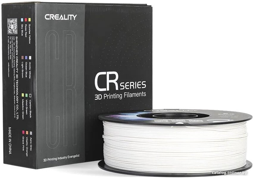 Филамент Creality CR-ABS 1.75 мм 1 кг (белый)