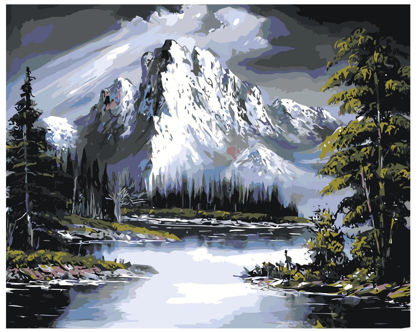 

Картина по номерам SLAVINA Горный пейзаж YOAR-13541artology