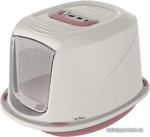 Туалет-домик Georplast Galaxy Deluxe 10586 (белый/розовый)
