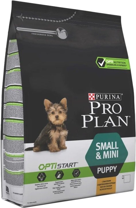 

Сухой корм для собак Pro Plan Optistart Puppy Small&Mini с курицей 700 г